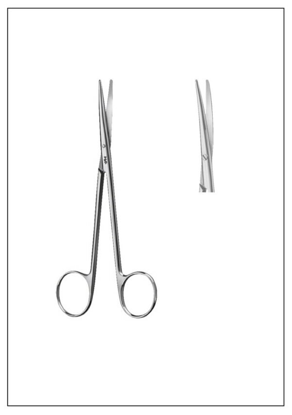 قیچی متز کج  14cm